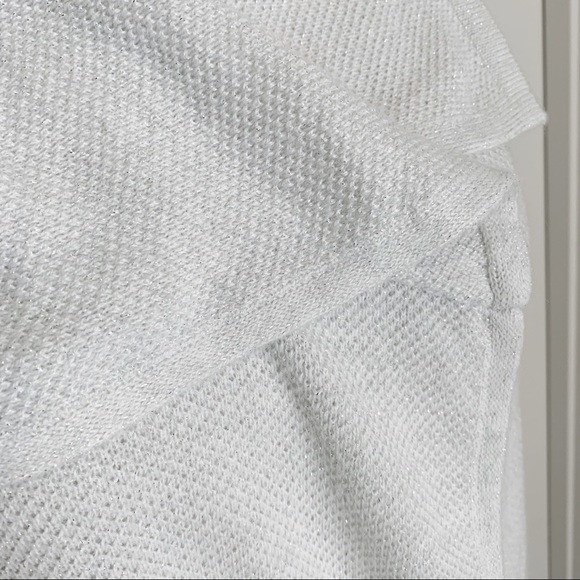 Loft | Off White Open Faced Cardigan Sz L - Picture 2 of 7